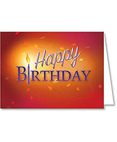 All Occasion: Happy Birthday Candlelight Card